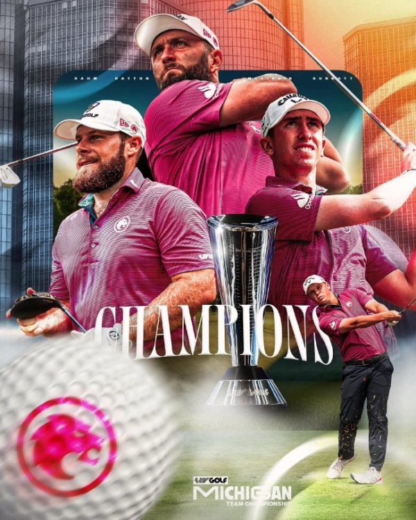 LIV团体锦标赛拉姆率队加洞夺冠 德尚博军队第二