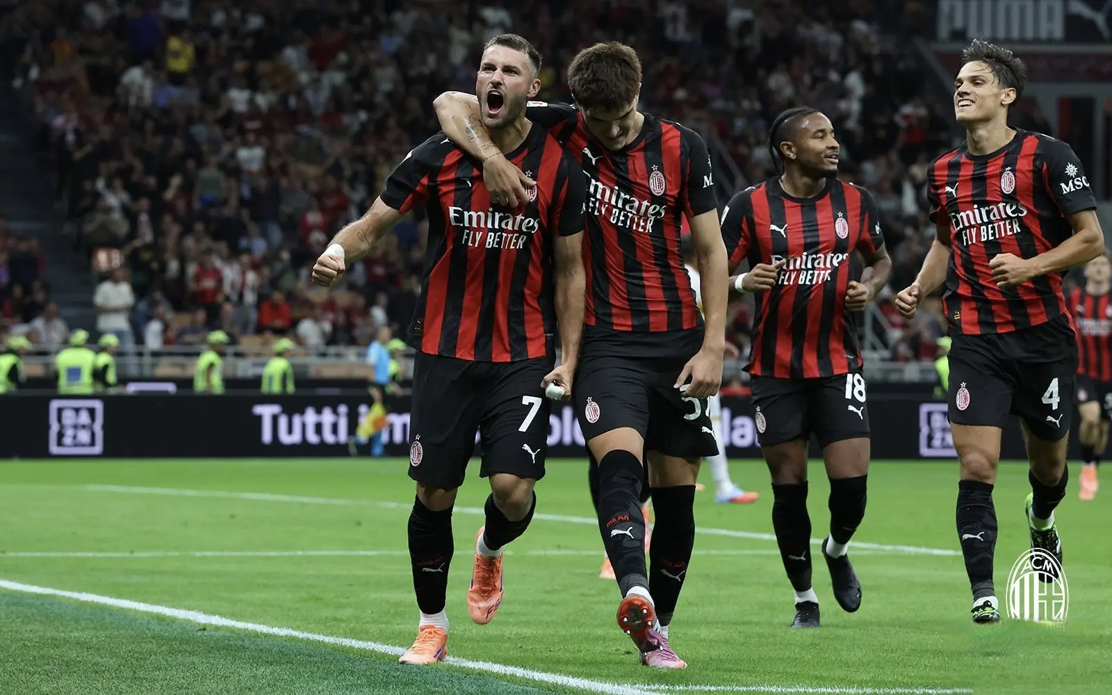 1:1! 19岁小将首球，AC米兰半场战平苦主，到抄本领守住榜首位置