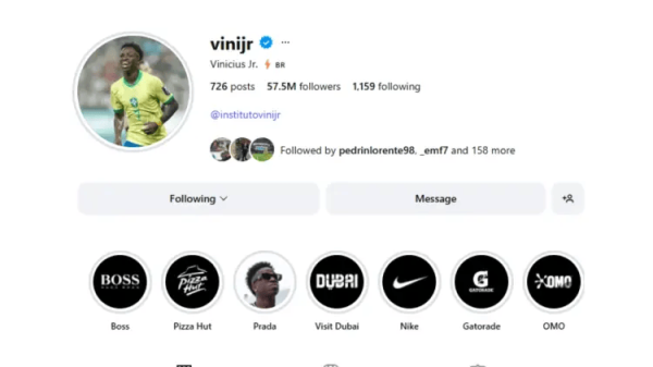 维尼修斯删除社媒统统穿皇马球衣的像片, 疑似是被球迷嘘的