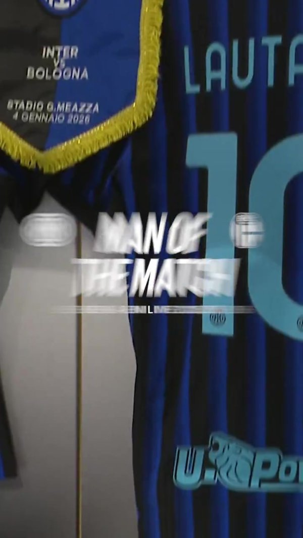 官方：传射立功，劳塔罗当选国米3-1博洛尼亚队内最好球员